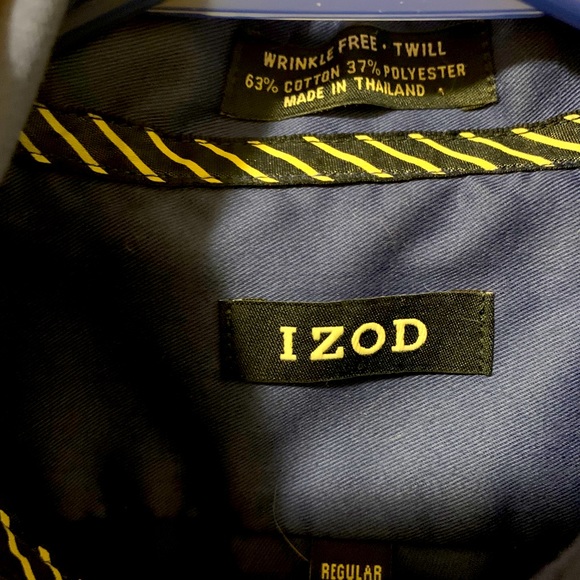 Men’s Izod button up dress shirt size 15.5, 32/33 - Picture 3 of 4